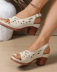 Kiara™ | Sandalen met sleehak