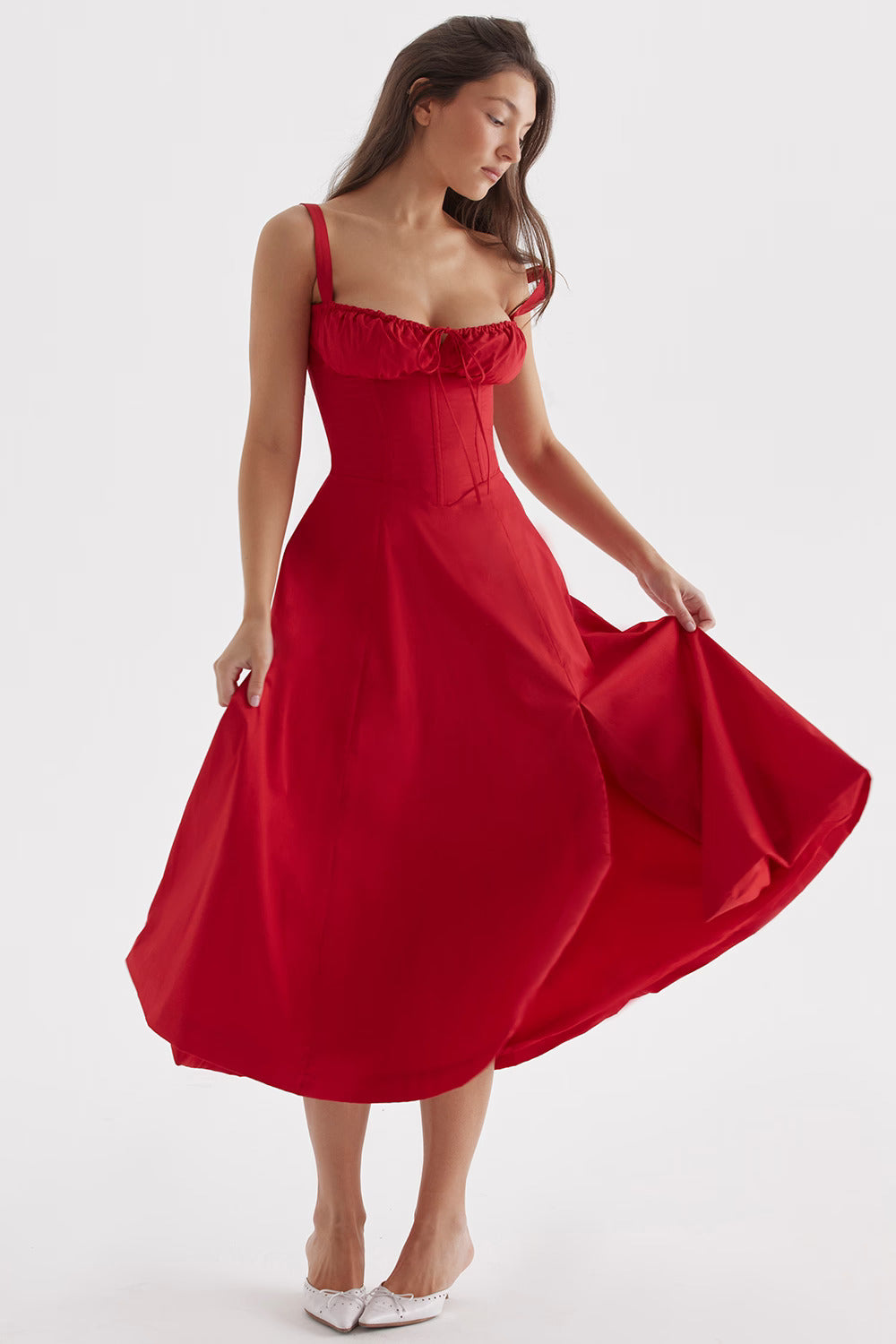 LUCIE | Fit Midi Jurk