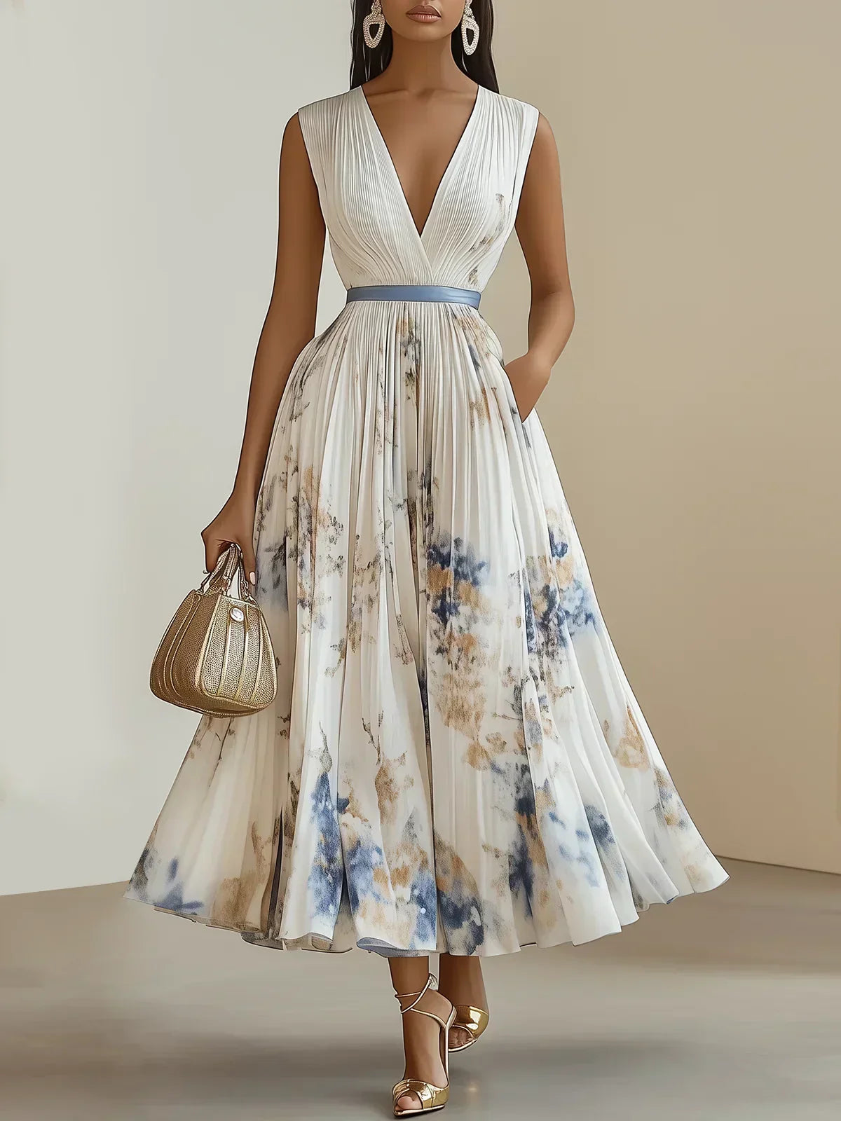 YVETE | Wrap Maxi Jurk