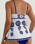 Margarita - Tankini Set met Bloemenpatroon en Buikbedekking