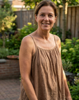 Gina | Mouwloos hemdje voor de zomer met plooien