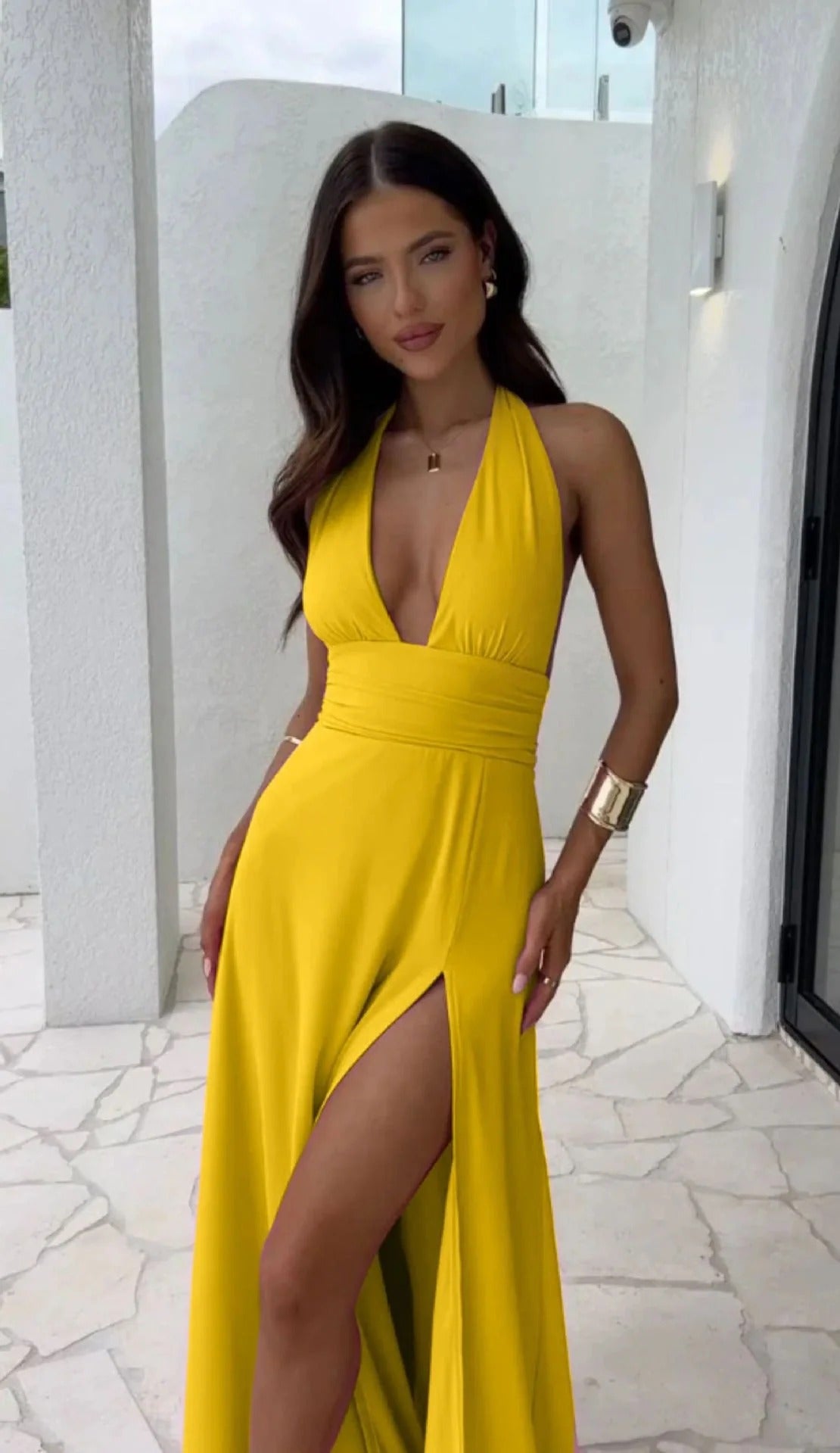 LILLI | Maxi Jurk met Hoge Split