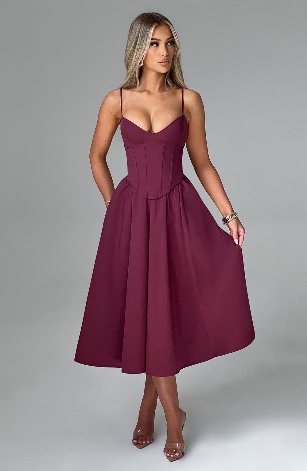 MAILEEN | Midi Jurk