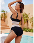 Noemi | Hoge Taille Bikini Set met Buikband Controle voor Extra Ondersteuning